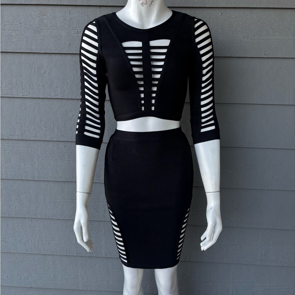 Hera Collection Black Skirt Set